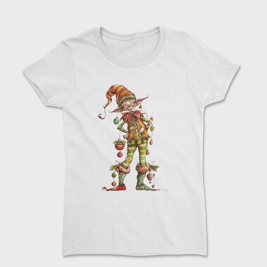Quirky Christmas Elf, Tricou Femei