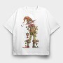 Quirky Christmas Elf, Tricou Oversize Barbati (Unisex)