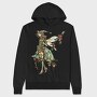 Quirky Christmas Fairy, Hanorac Oversize Barbati (Unisex)