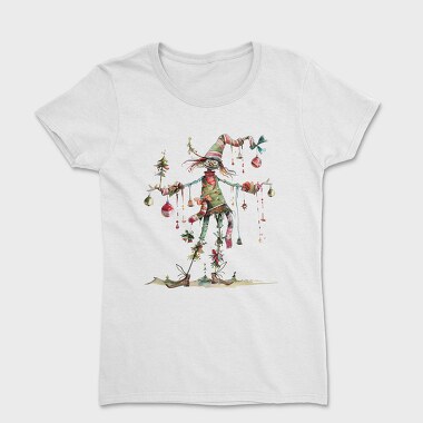 Quirky Christmas Gnome, Tricou Femei