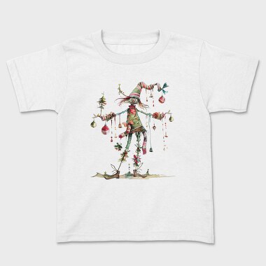 Quirky Christmas Gnome, Tricou Copii