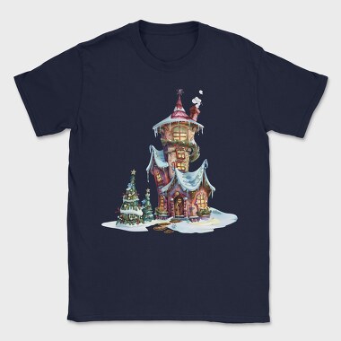 Quirky Christmas Tower, Tricou Barbati (Unisex)