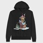 Quirky Christmas Tower, Hanorac Oversize Barbati (Unisex)