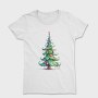 Quirky Christmas Tree, Tricou Femei