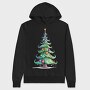 Quirky Christmas Tree, Hanorac Oversize Barbati (Unisex)