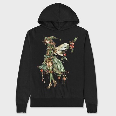 Quirky Fairy Gnome, Hanorac Oversize Barbati (Unisex)