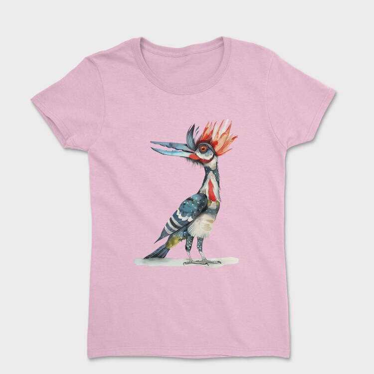 Quirky Feathered Feather, Tricou Femei