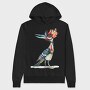 Quirky Feathered Feather, Hanorac Oversize Barbati (Unisex)