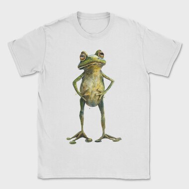 Quirky Frog Standing, Tricou Barbati (Unisex)