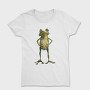 Quirky Frog Standing, Tricou Femei