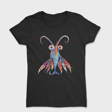 Quirky Sea Monster Tail, Tricou Femei