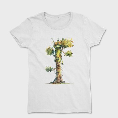 Quirky Tree Monster, Tricou Femei