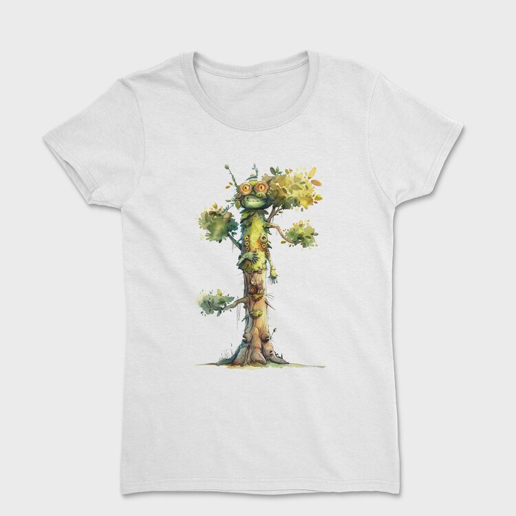 Quirky Tree Monster, Tricou Femei