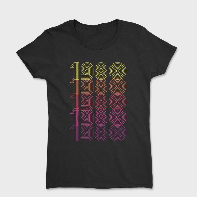 Vintage 1980, Tricou Femei