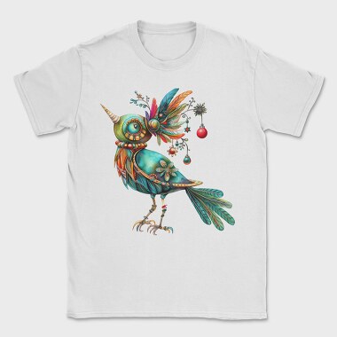 Quirky Whimsical Bird, Tricou Barbati (Unisex)
