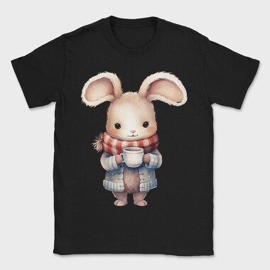 Rabbit Coffee Sweater, Tricou Barbati (Unisex)