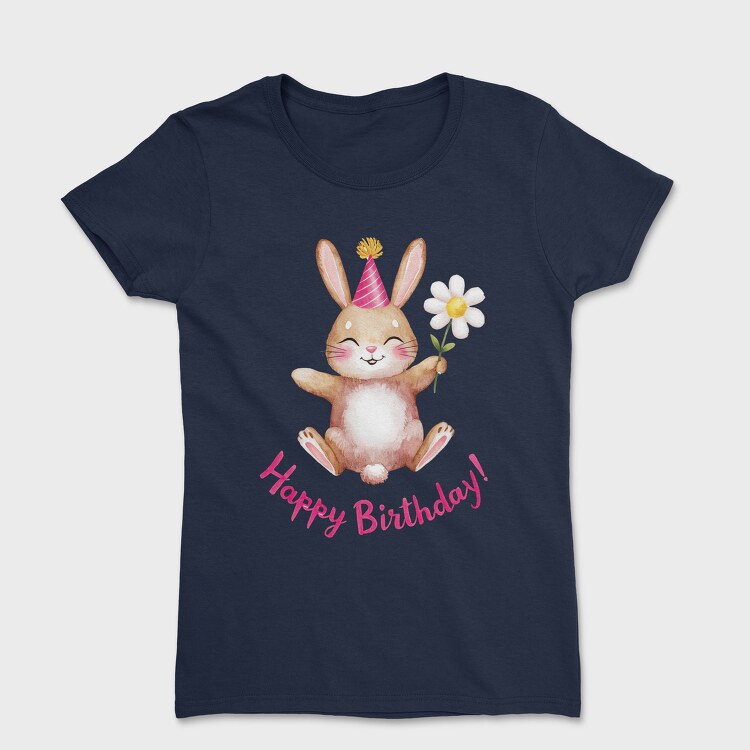 Rabbit Party Hat, Tricou Femei