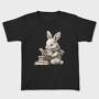 Rabbit Reading Book, Tricou Copii
