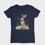 Rabbit Sitting In Grass, Tricou Femei