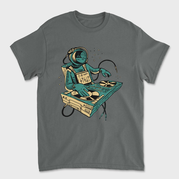 Astronaut Dj, Tricou Barbati (Unisex)