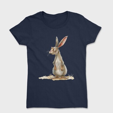 Rabbit Sitting Wise, Tricou Femei