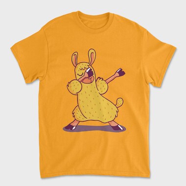 Dab Animal Comics Lama, Tricou Barbati (Unisex)