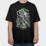 Spinach Monster Smoke Urban Art, Tricou Oversize Barbati (Unisex)