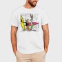 Sylvester Tweety Surfing Brooklyn Urban Art 99, Tricou Barbati (Unisex)