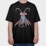 Quirky Sea Monster Tail, Tricou Oversize Barbati (Unisex)