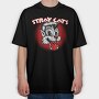 Stray Cats Red Eyes Animal Eyes, Tricou Oversize Barbati (Unisex)