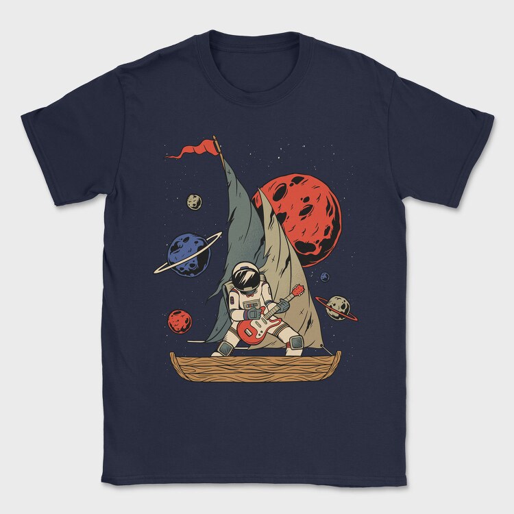 Pirate Astronaut, Tricou Barbati (Unisex)