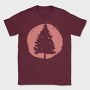 Pine Tree Sunset, Tricou Barbati (Unisex)