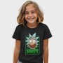 Zombie Rick Morty Eyes Blood 99, Tricou Copii