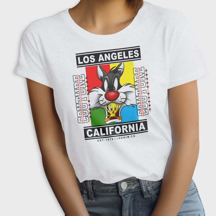 Sylvester Tweety Urban California 1976, Tricou Femei