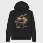 Piano, Hanorac Oversize Barbati (Unisex)