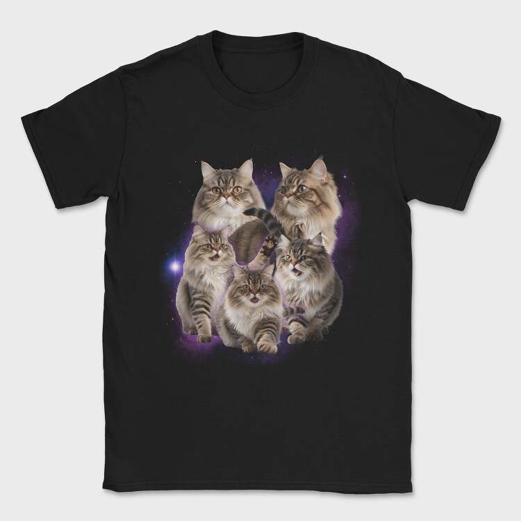 Persian Cats Space, Tricou Barbati (Unisex)