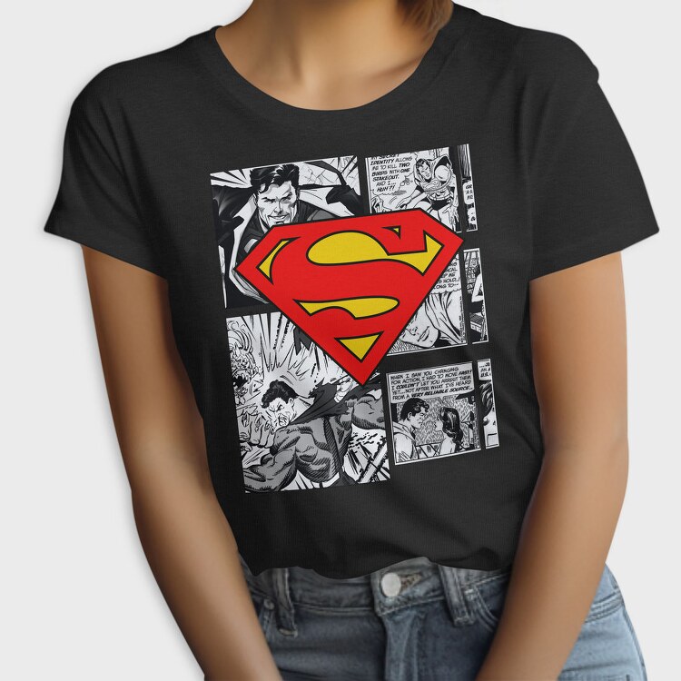 Superman Secret Identity Eyes, Tricou Femei