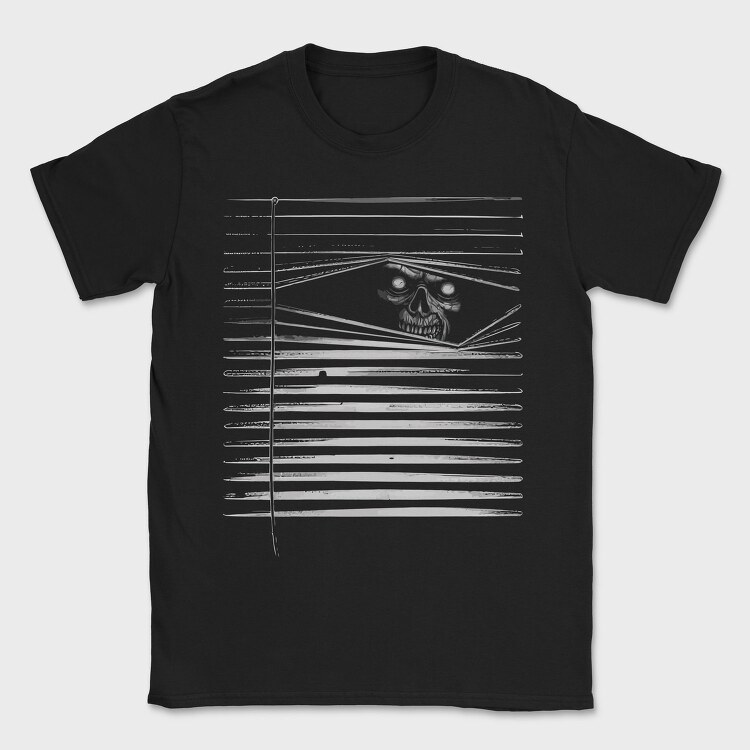 Peeking Zombie, Tricou Barbati (Unisex)