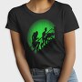 Zombie Walking Stairs Ghoul Green Light, Tricou Femei