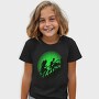 Zombie Walking Stairs Ghoul Green Light, Tricou Copii