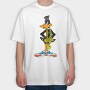 Daffy Duck Money Chain Peace Sneakers, Tricou Oversize Barbati (Unisex)