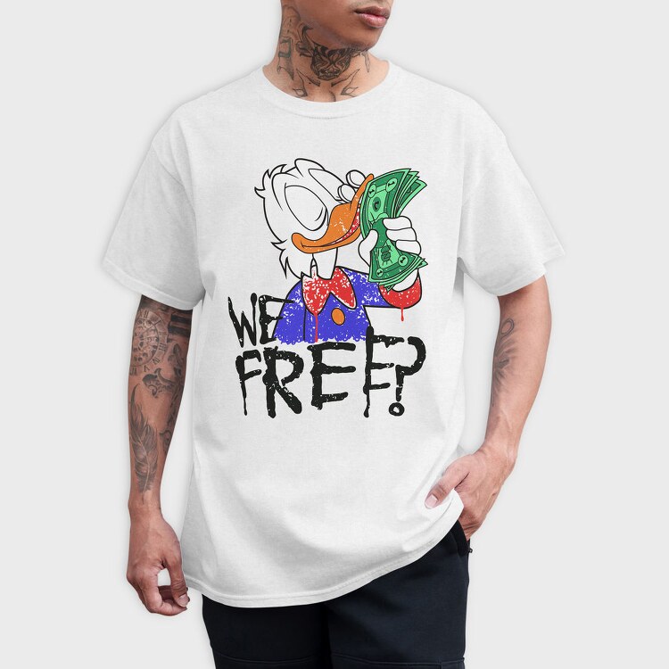 Daffy Duck Money Free Urban Art, Tricou Barbati (Unisex)