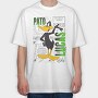 Daffy Duck New York City Urban Art, Tricou Oversize Barbati (Unisex)