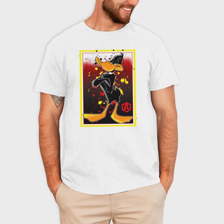 Daffy Duck Urban Art 99, Tricou Barbati (Unisex)