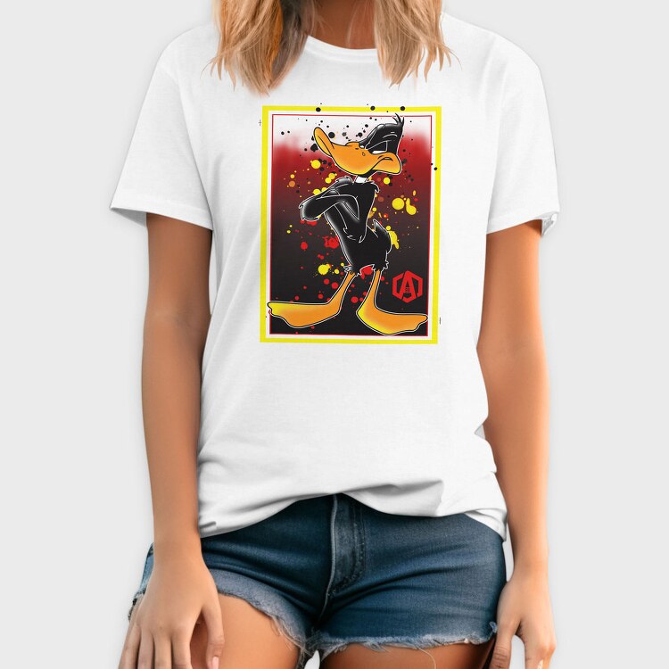 Daffy Duck Urban Art 99, Tricou Barbati (Unisex)