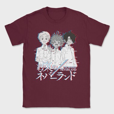 Promised Neverland Trio, Tricou Barbati (Unisex)
