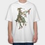 Quirky Fairy Gnome, Tricou Oversize Barbati (Unisex)