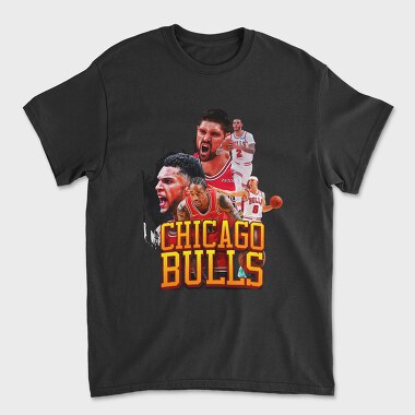 Chicago Bulls, Tricou Barbati (Unisex)