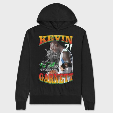 Kevin Garnett Tribute, Hanorac Oversize Barbati (Unisex)