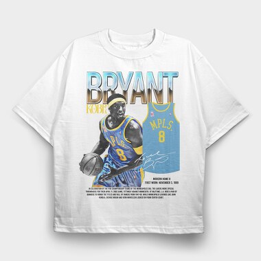 Kobe Bryant 86, Tricou Oversize Barbati (Unisex)
